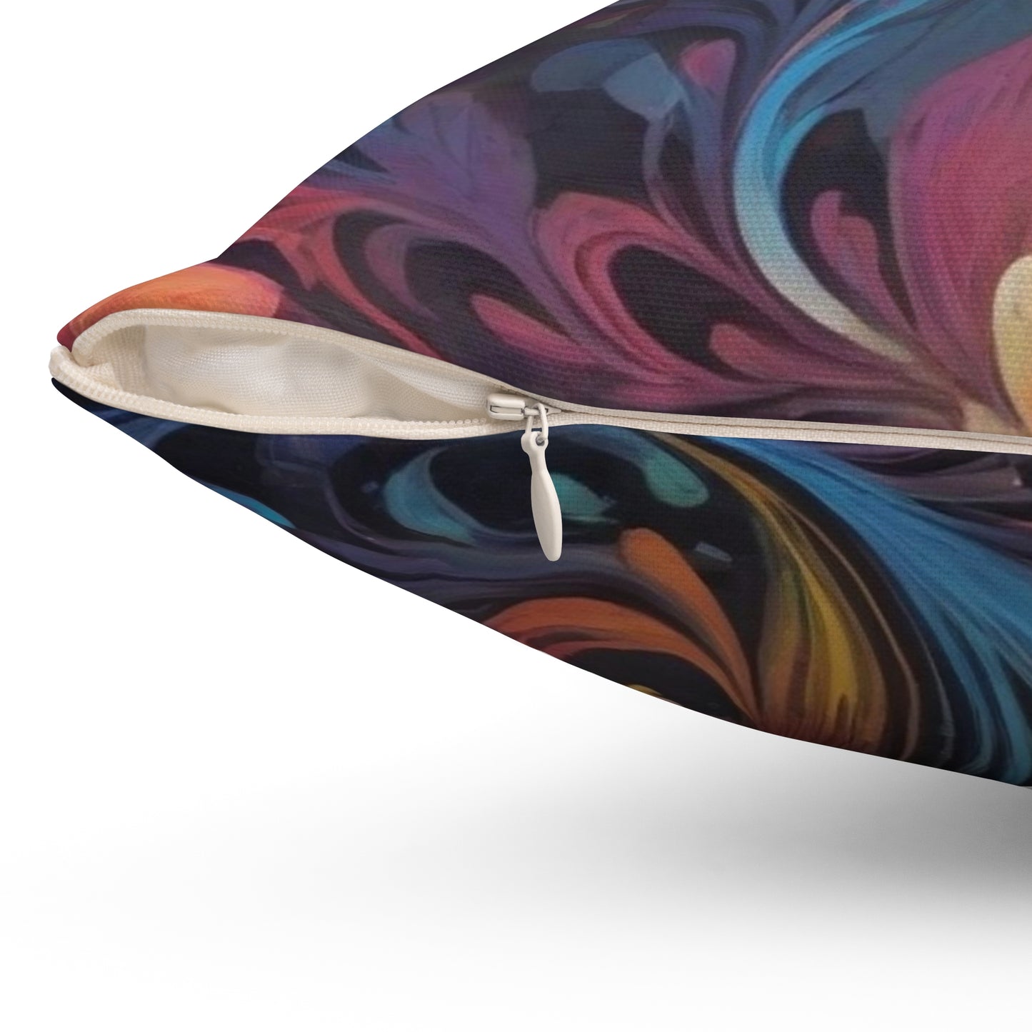 Spun Polyester Square Pillow