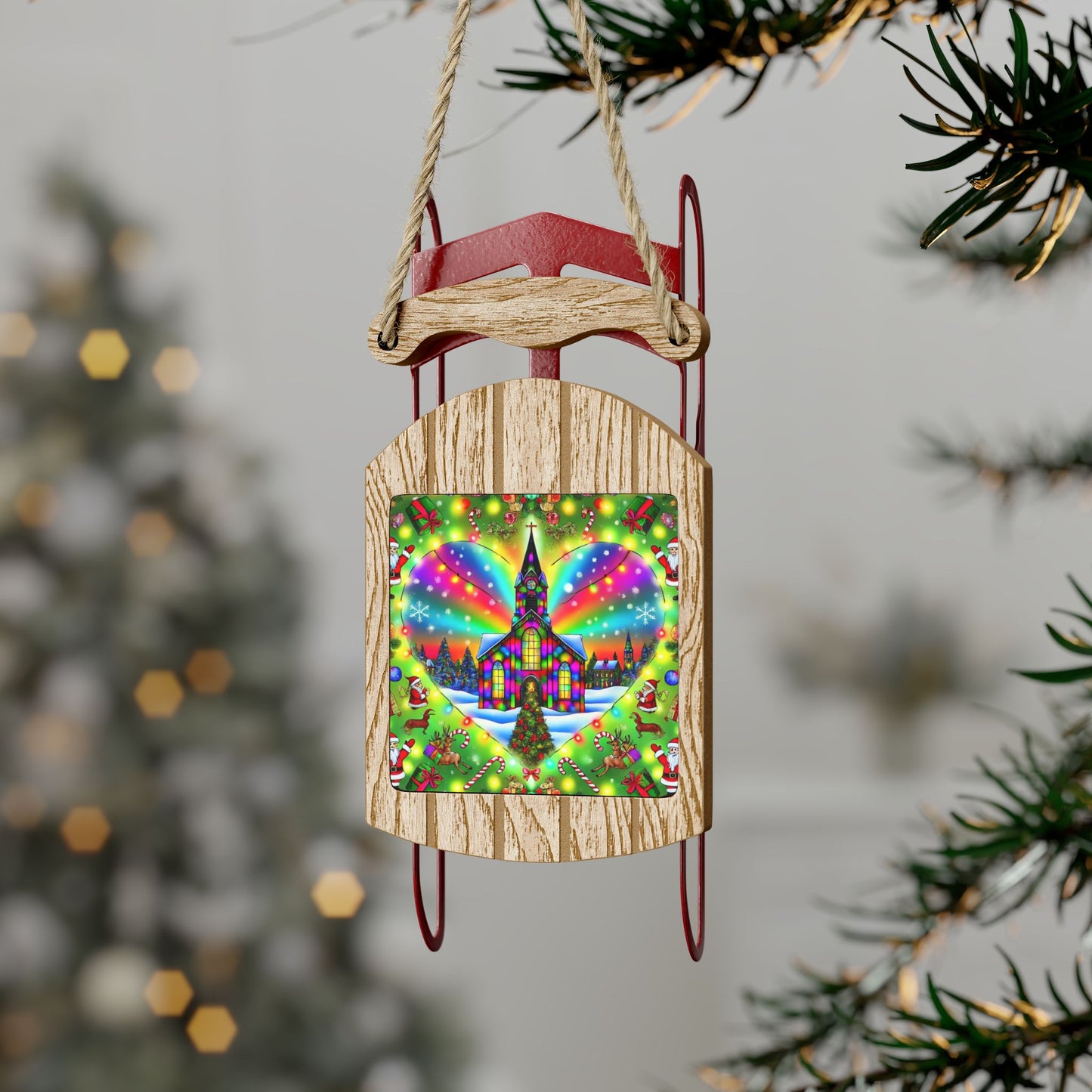 Sled Ornaments