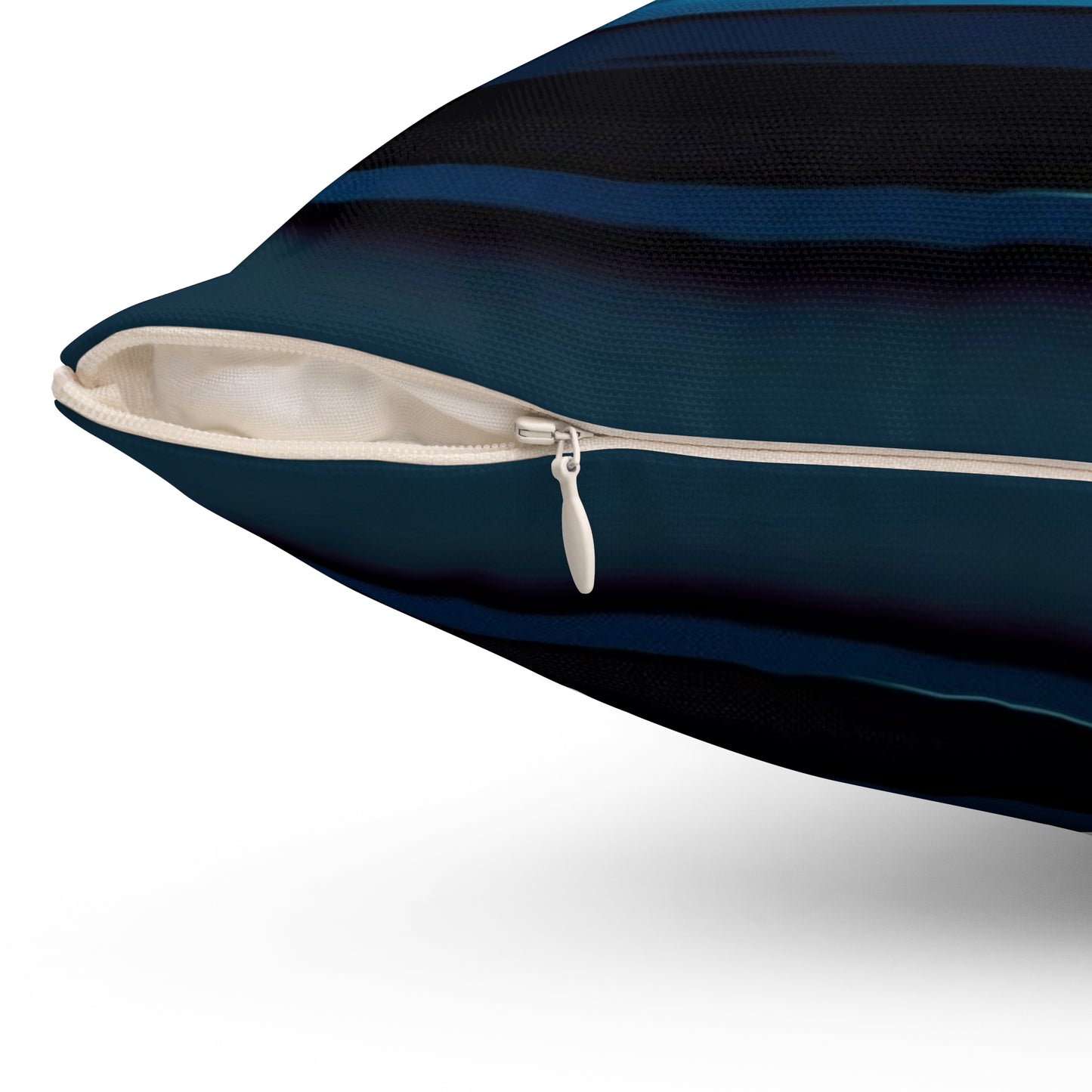A Spun Polyester Square Pillow