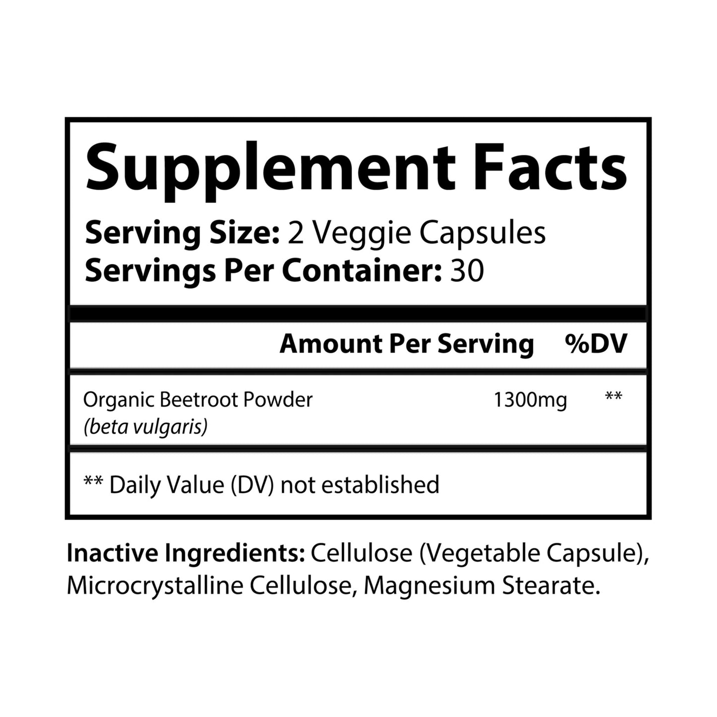 Beetroot Supplement (60 Capsules) By Dr. Asad Ali Syed