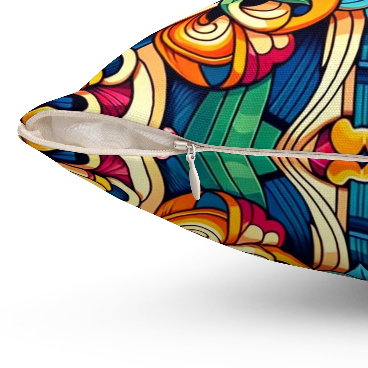 Spun Polyester Square Pillow