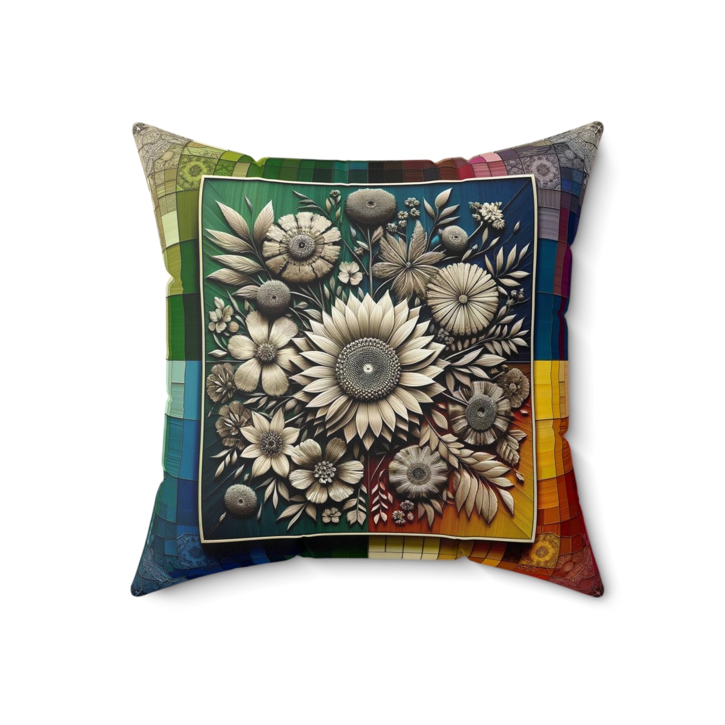 Spun Polyester Square Pillow