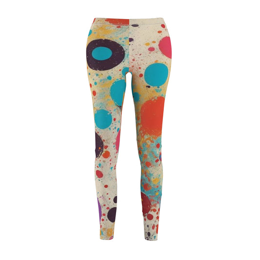 Women's Cut & Sew Casual Leggings (AOP)
