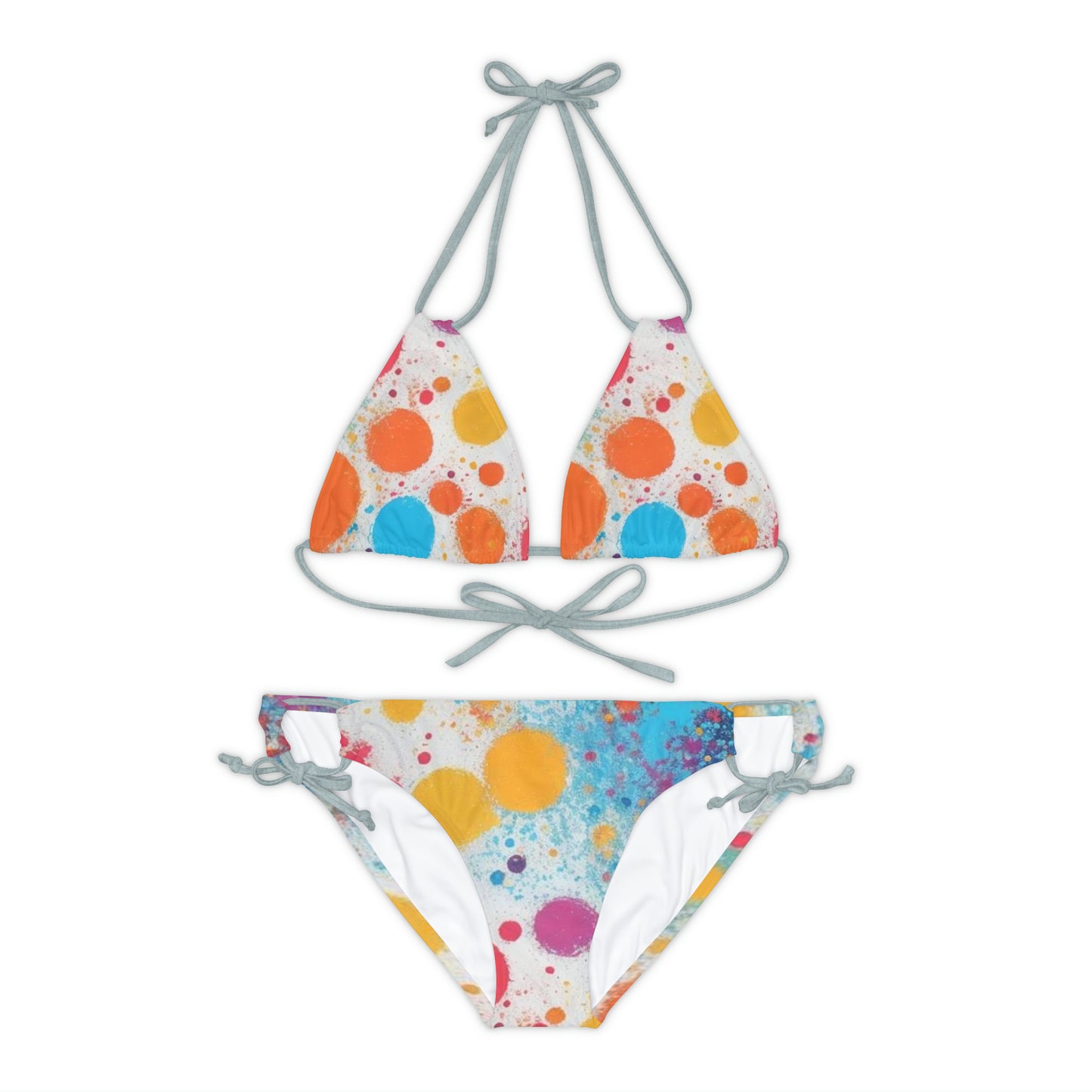 Strappy Bikini Set (AOP)