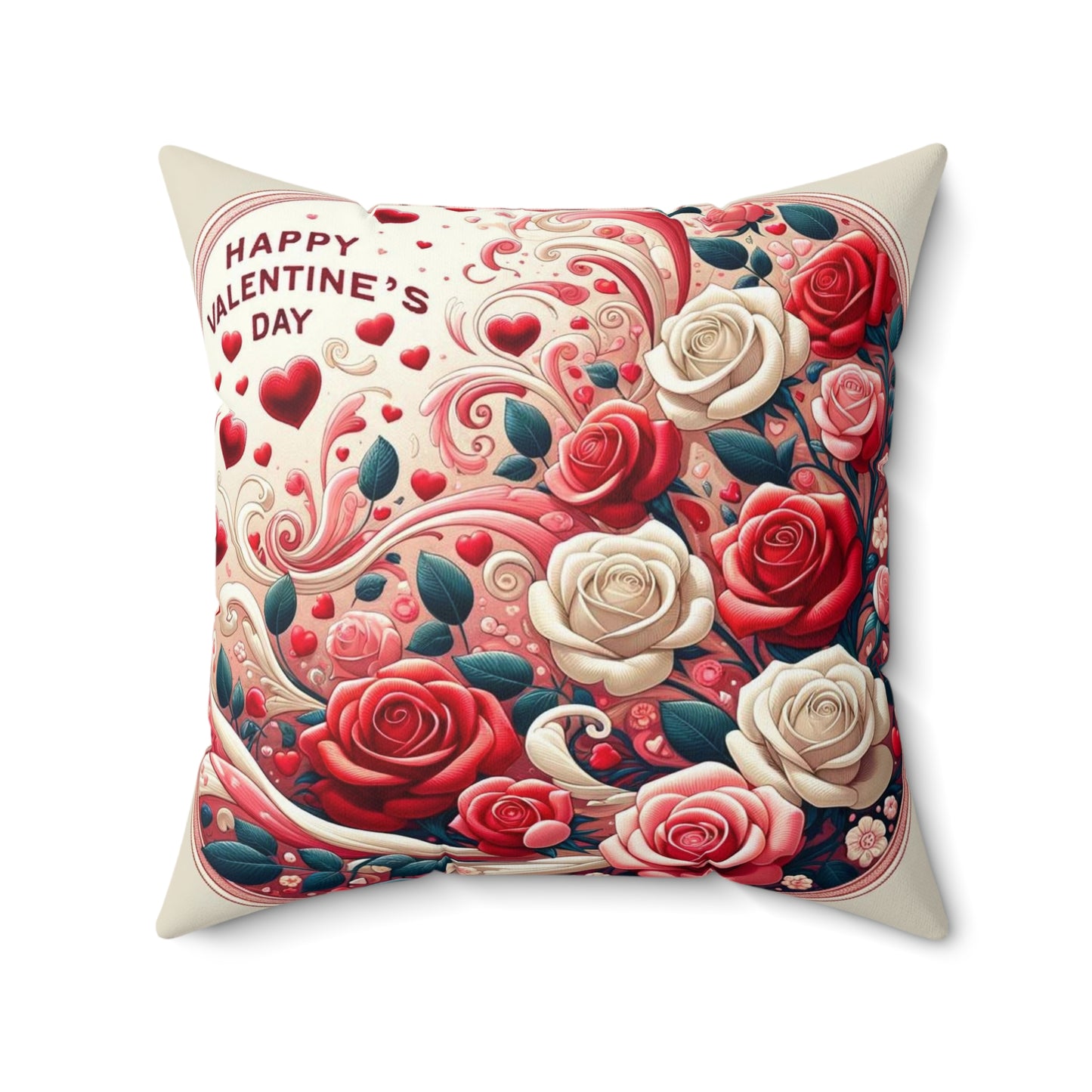 Spun Polyester Square Pillow