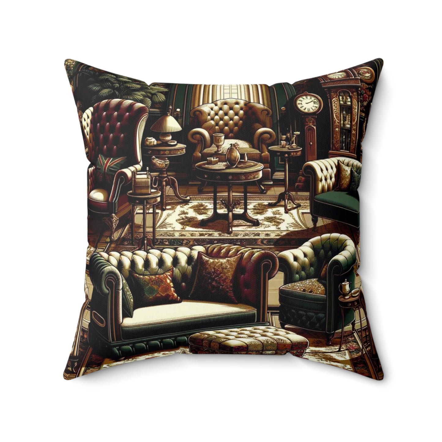 Spun Polyester Square Pillow