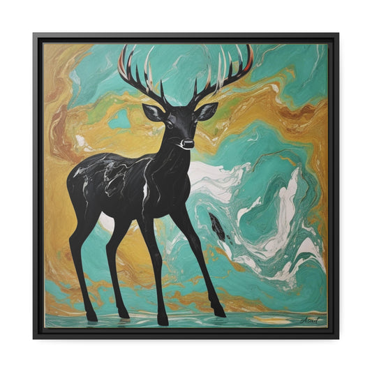 Matte Canvas, Black Frame