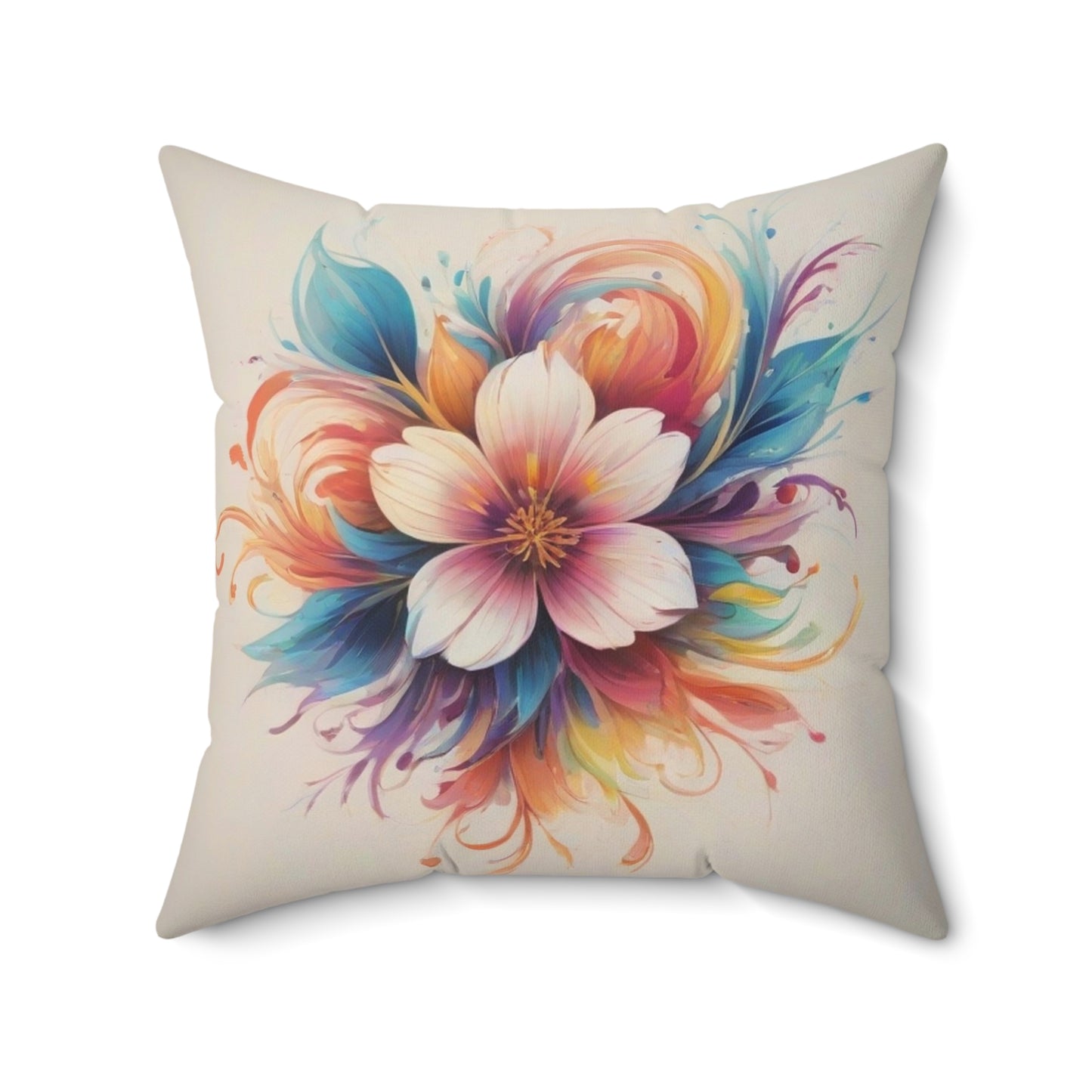 Spun Polyester Square Pillow