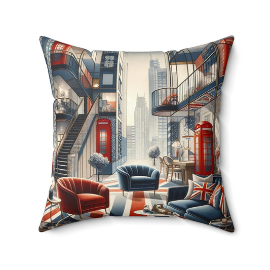 Spun Polyester Square Pillow