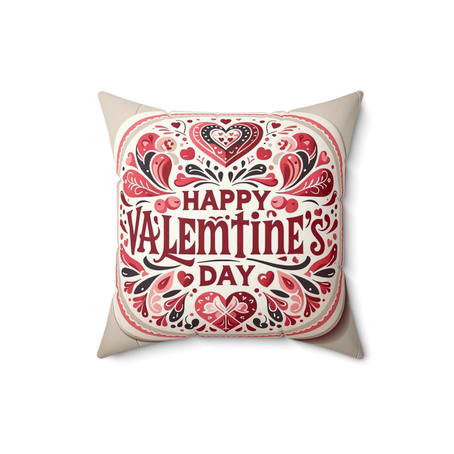 Spun Polyester Square Pillow