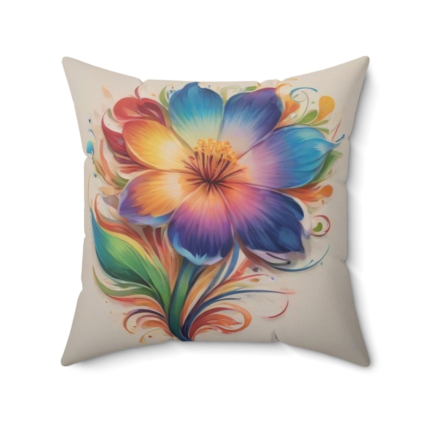 Spun Polyester Square Pillow