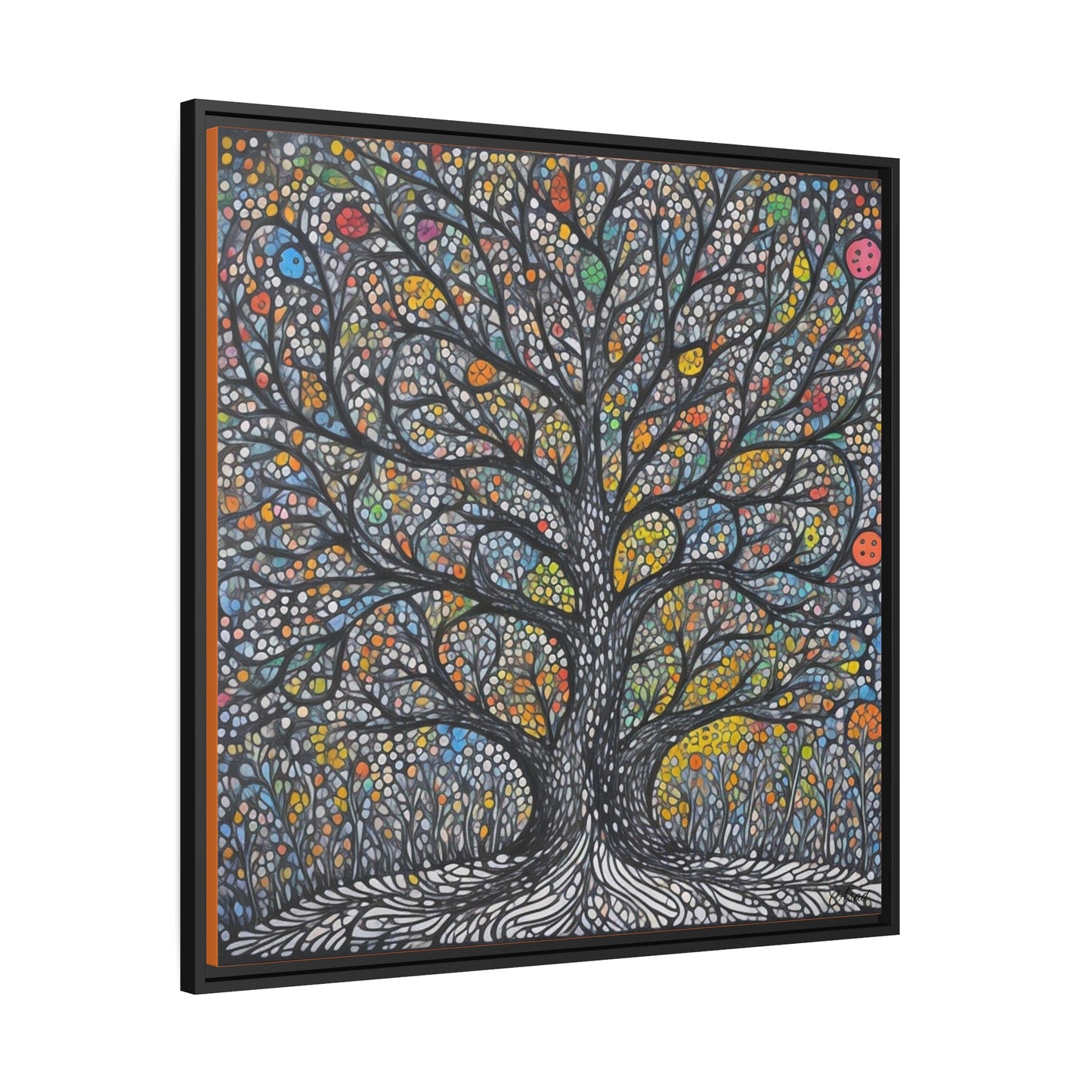 Matte Canvas, Black Frame