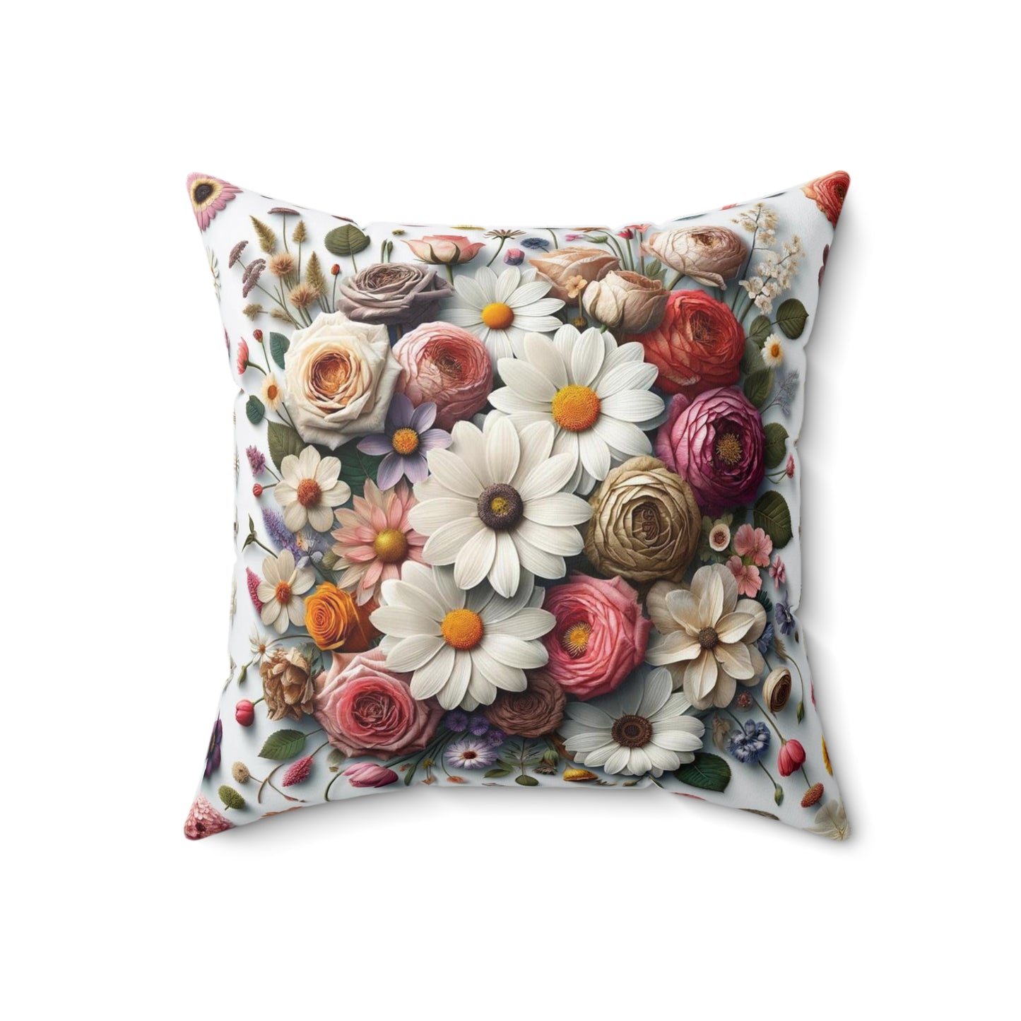 Spun Polyester Square Pillow