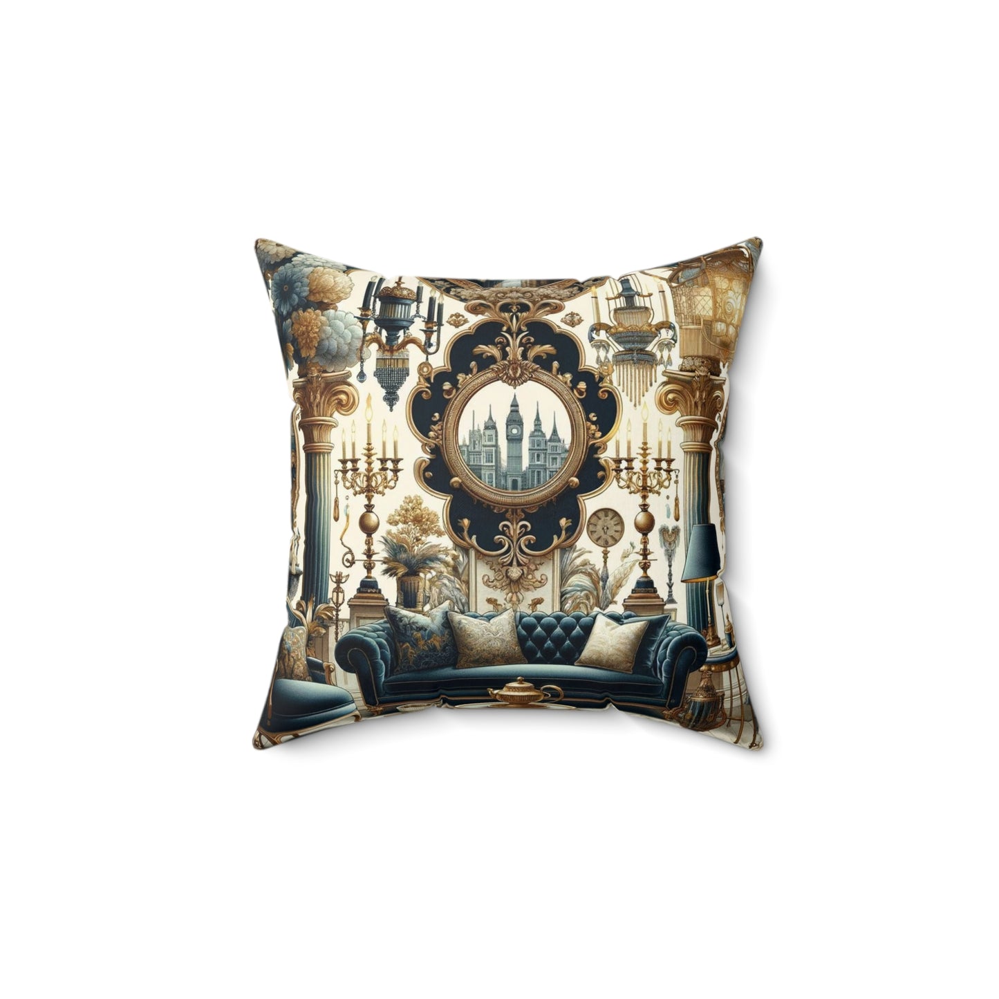 Spun Polyester Square Pillow