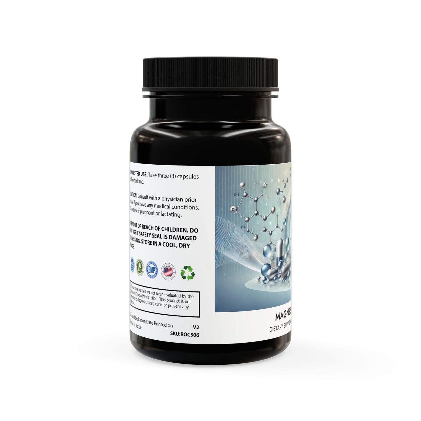 Magnesium Zinc Supplement (90 Capsules) By Dr. Asad Ali Syed