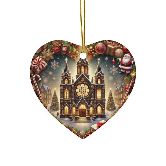 Ceramic Ornament, 4 Shapes
