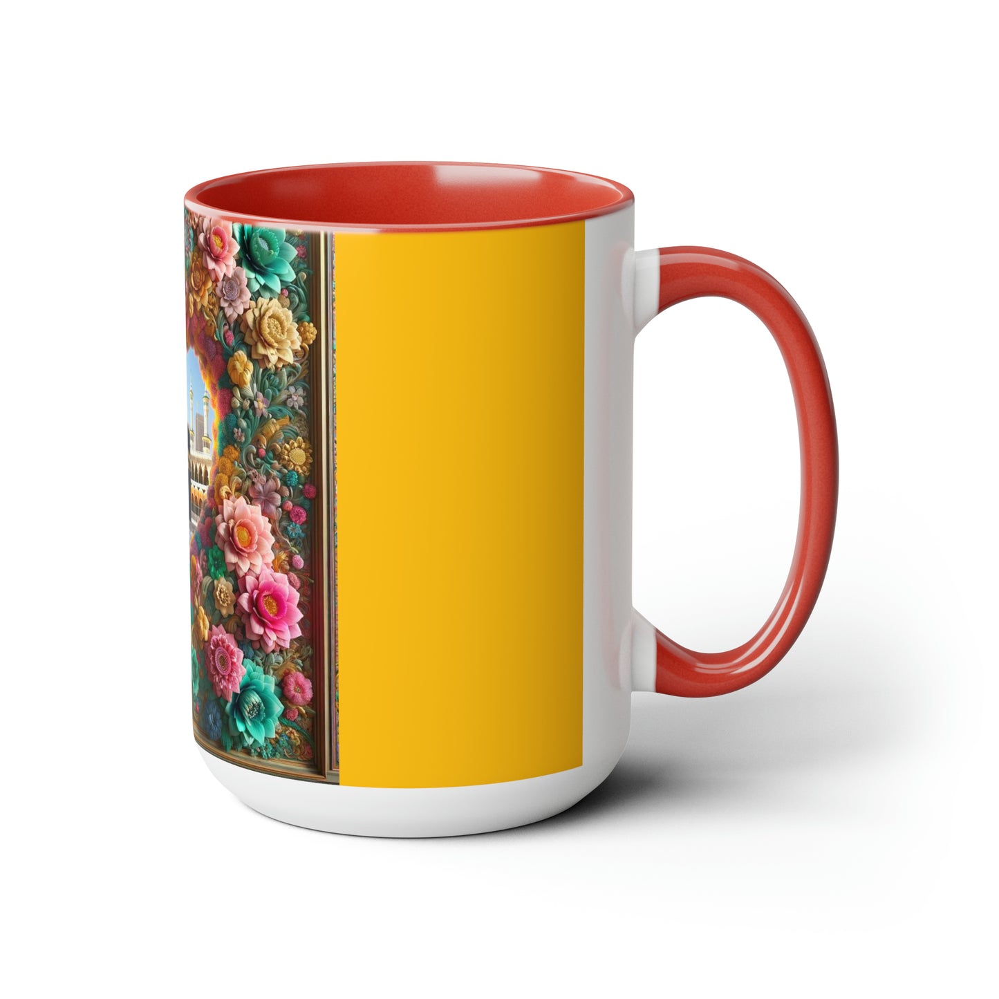 Two-Tone Coffee Mugs, 15oz