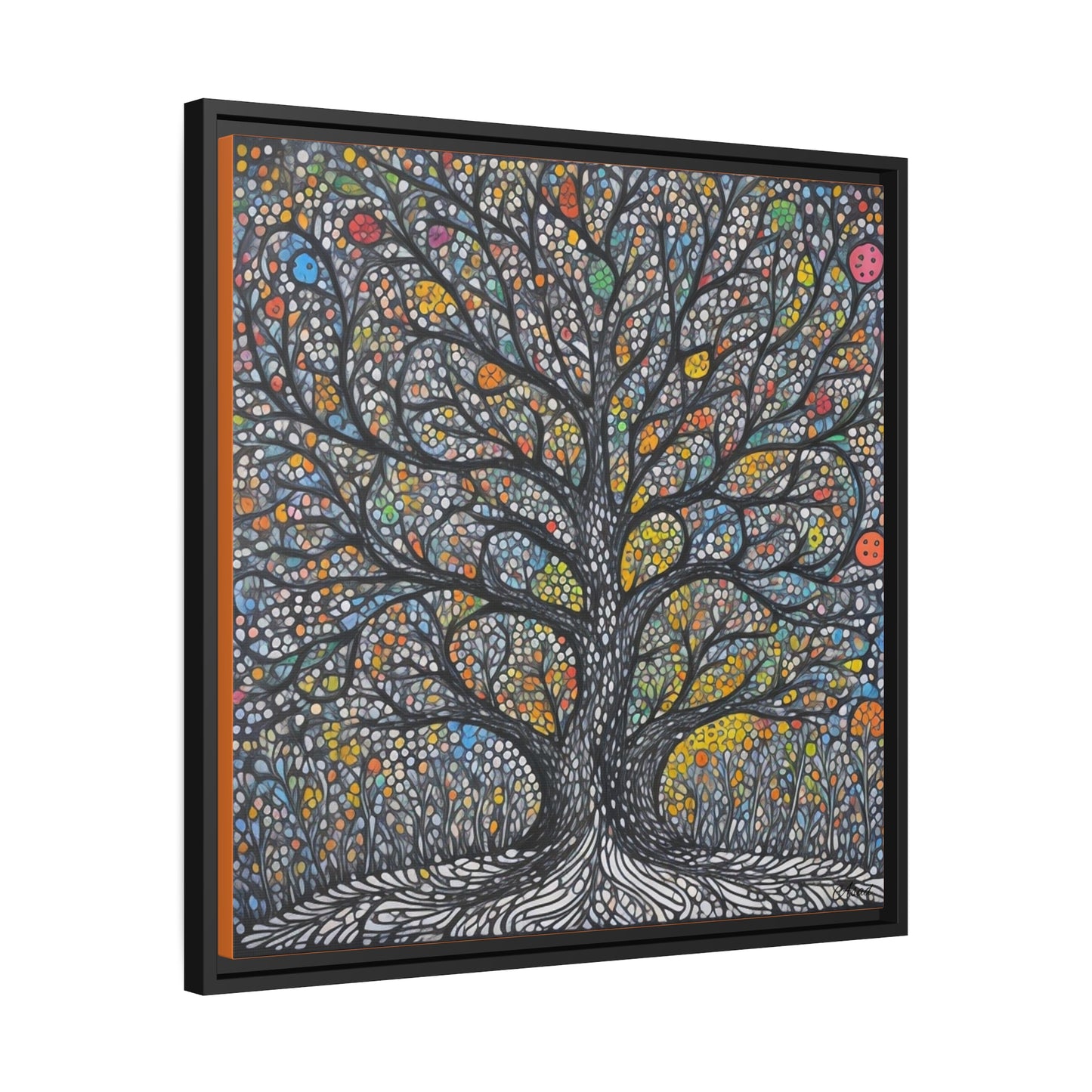 Matte Canvas, Black Frame