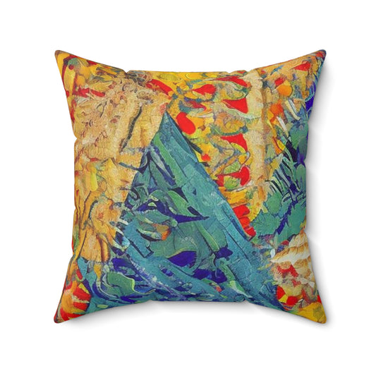 Spun Polyester Square Pillow