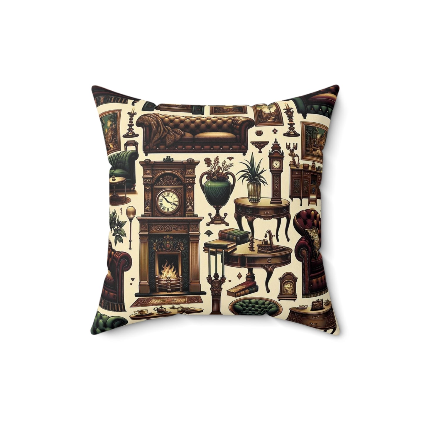 Spun Polyester Square Pillow