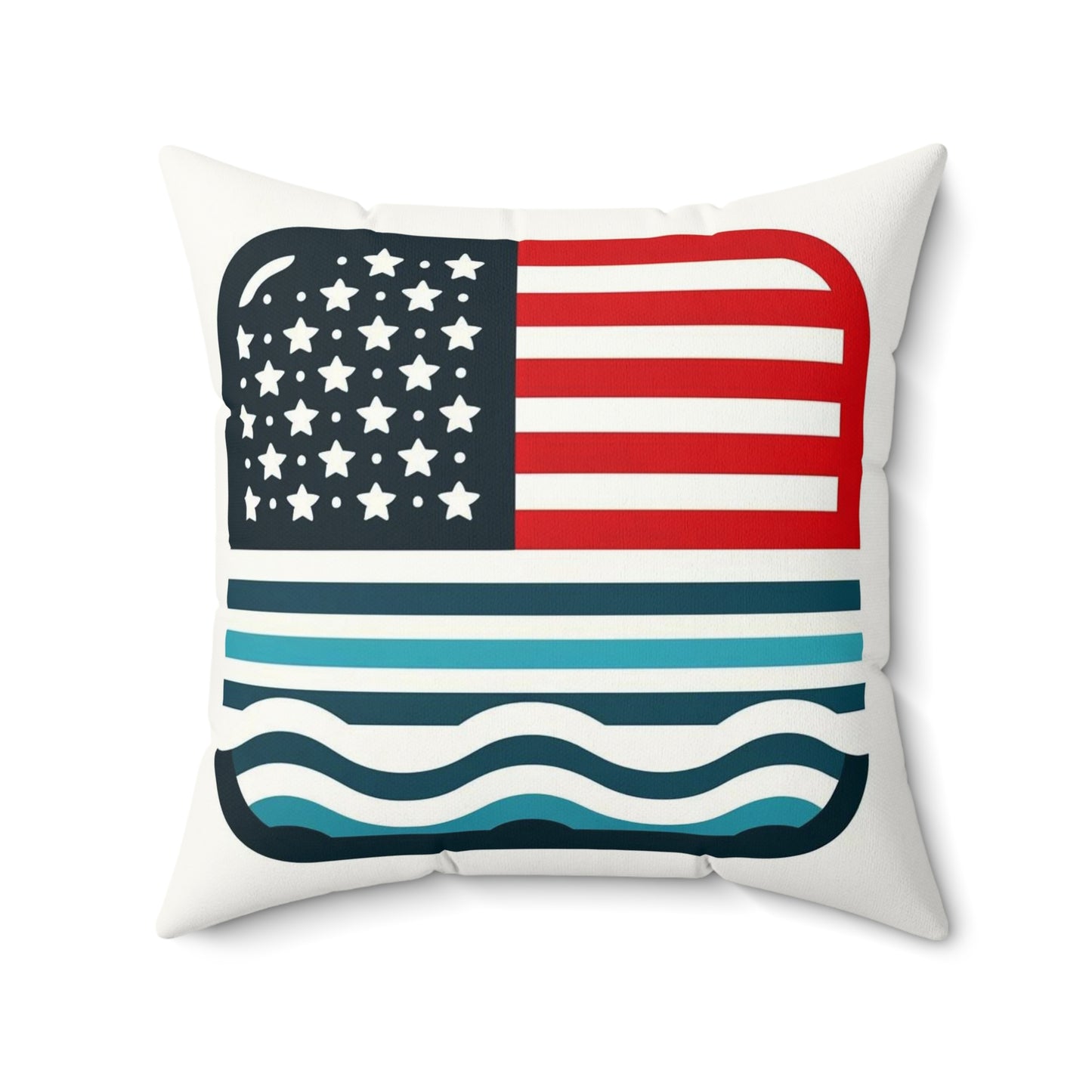 Spun Polyester Square Pillow