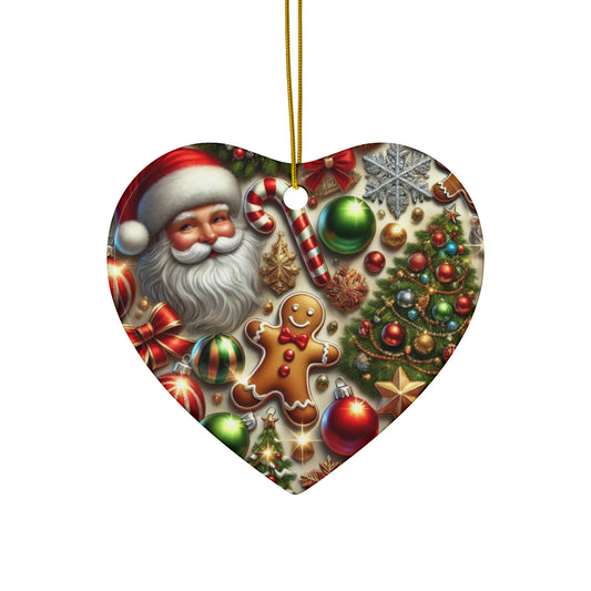 Ceramic Ornament, 4 Shapes