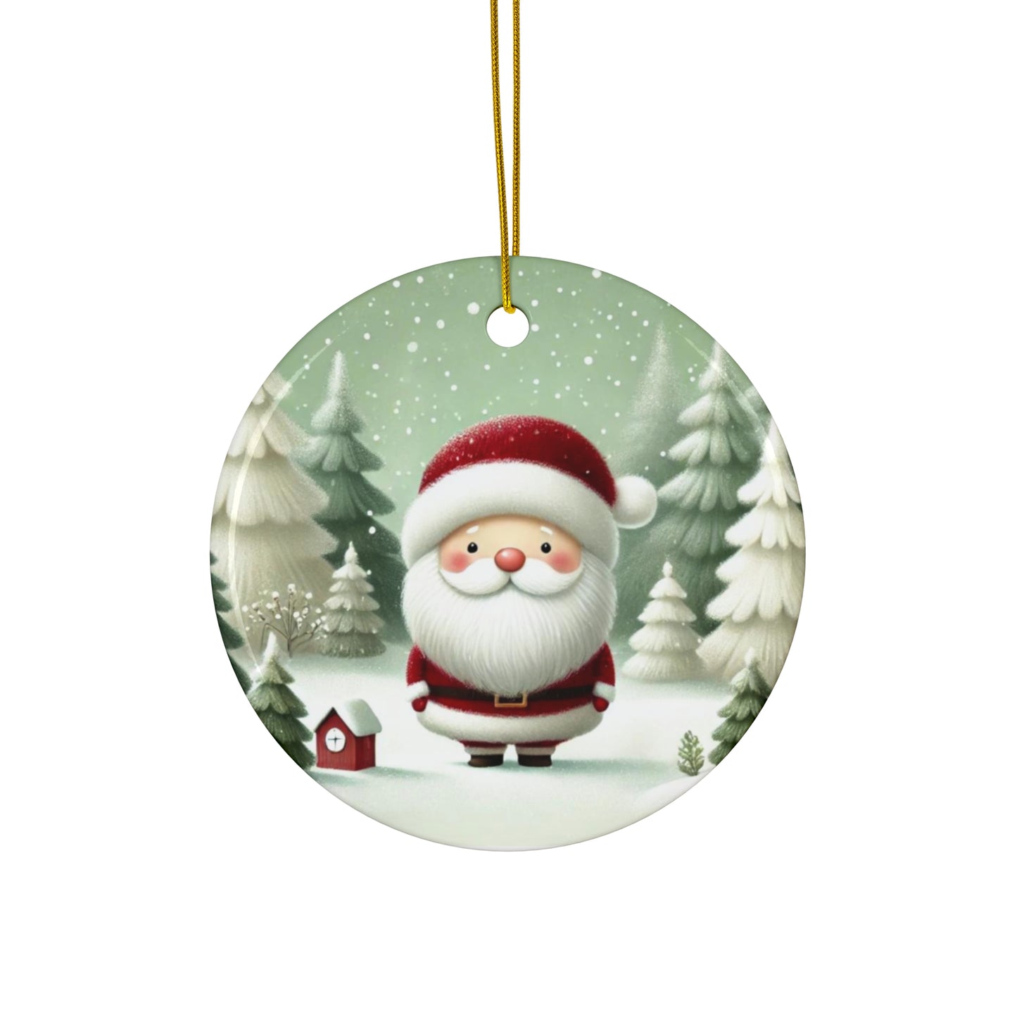 Ceramic Ornament, 4 Shapes