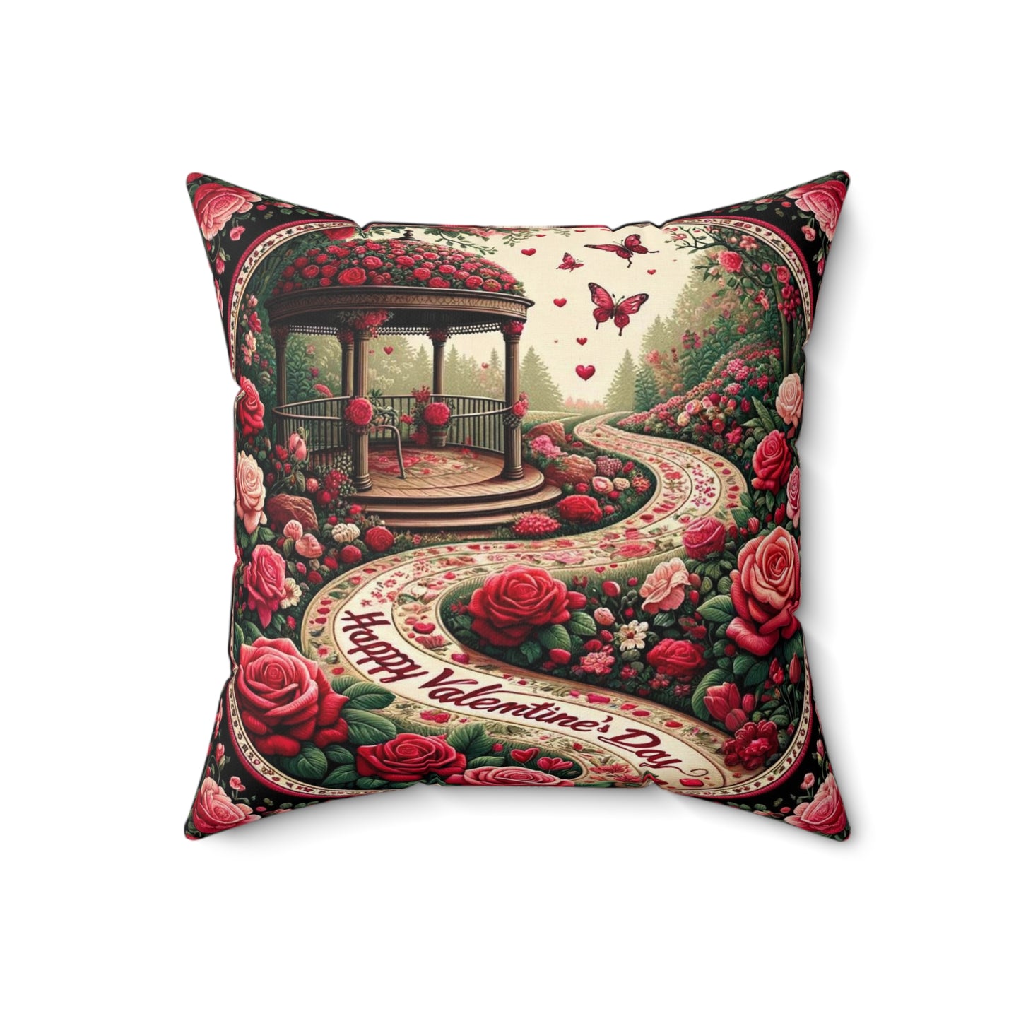 Spun Polyester Square Pillow