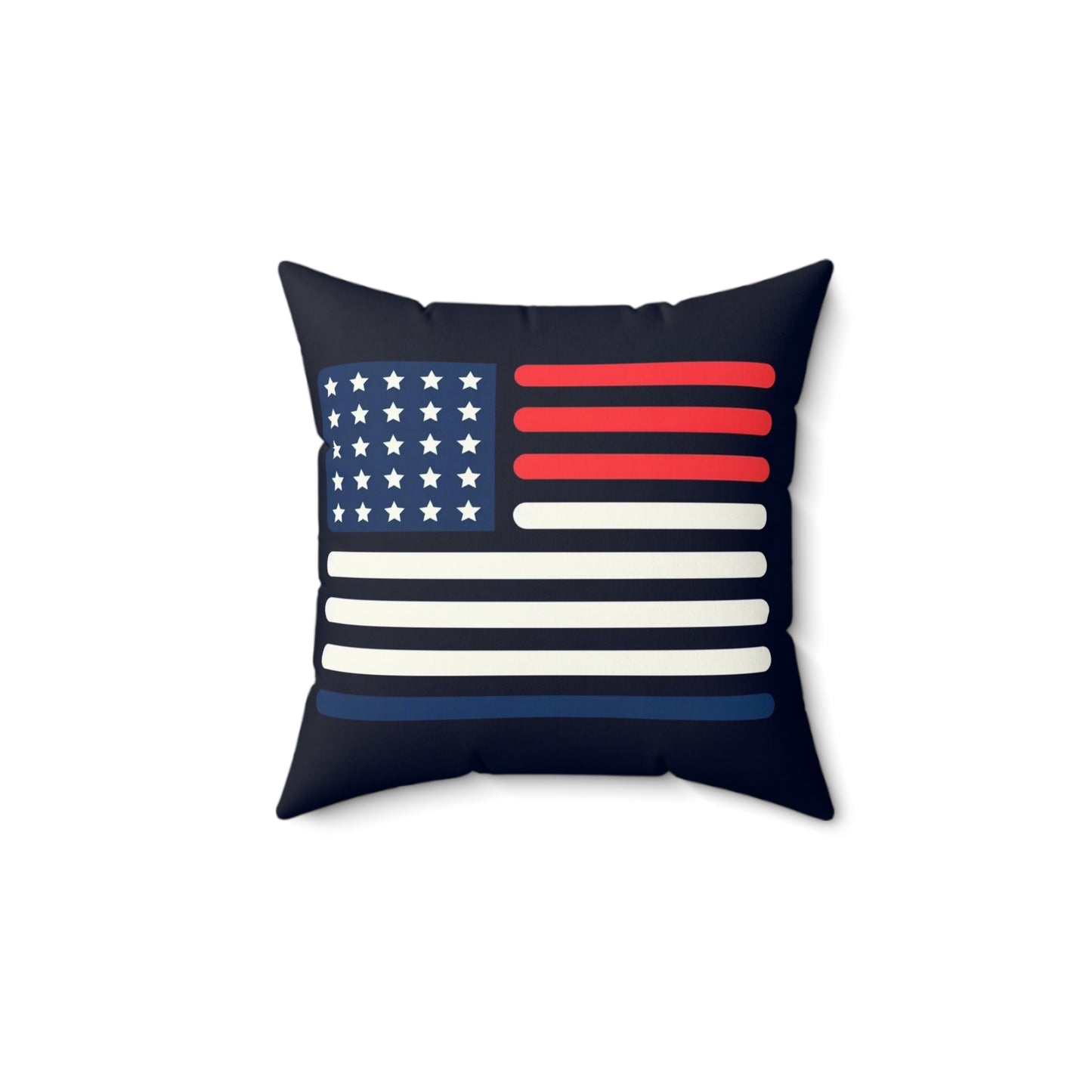 A Spun Polyester Square Pillow