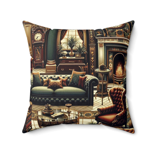 Spun Polyester Square Pillow