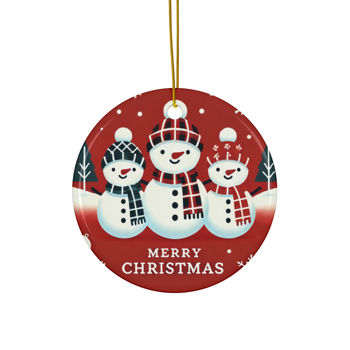 Ceramic Ornament, 4 Shapes