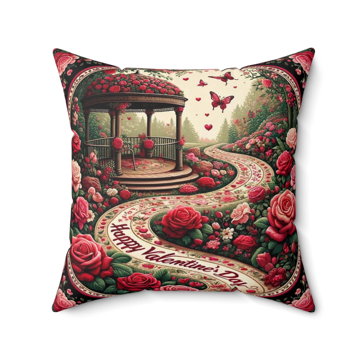 Spun Polyester Square Pillow