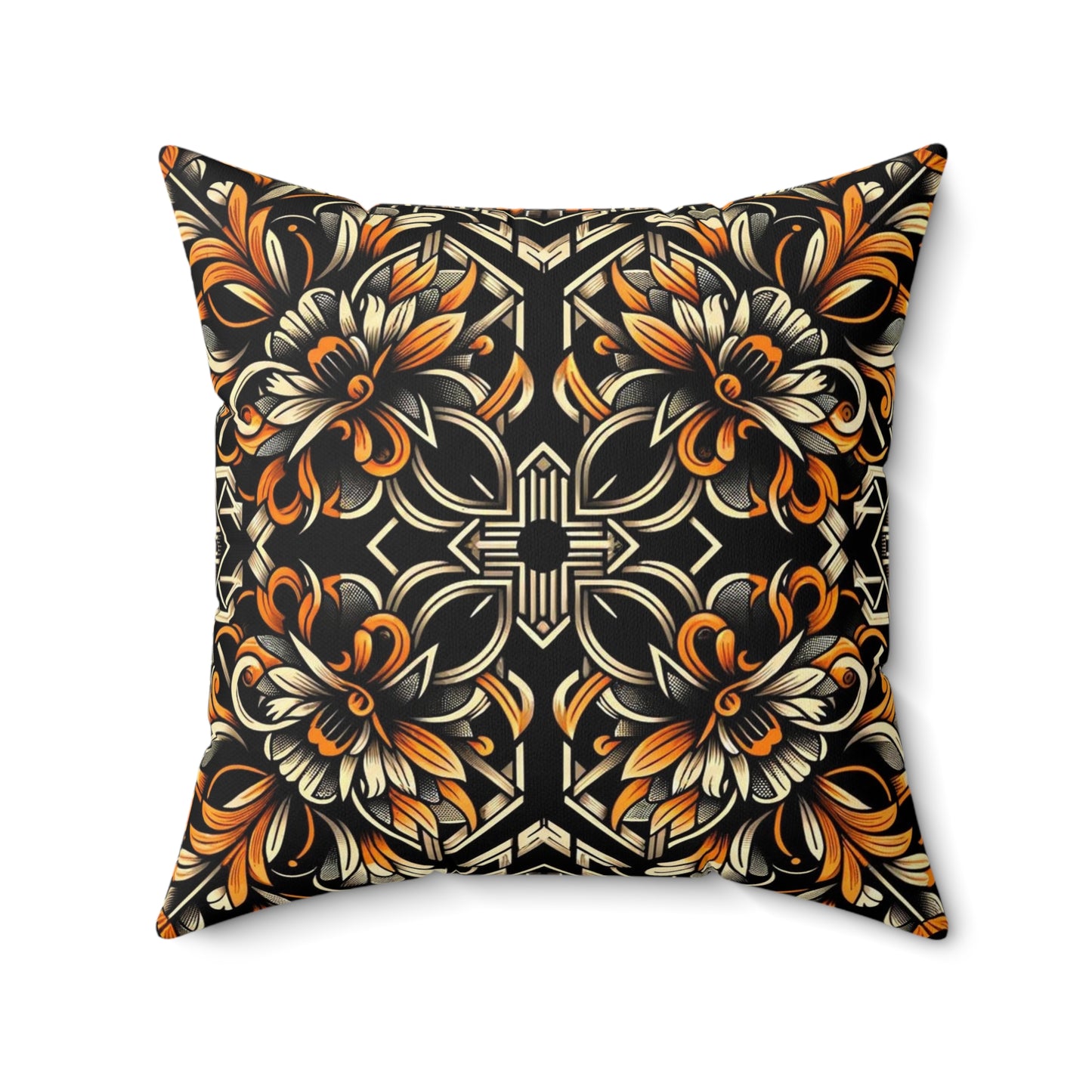 Spun Polyester Square Pillow