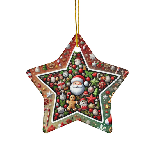 Ceramic Ornament, 4 Shapes