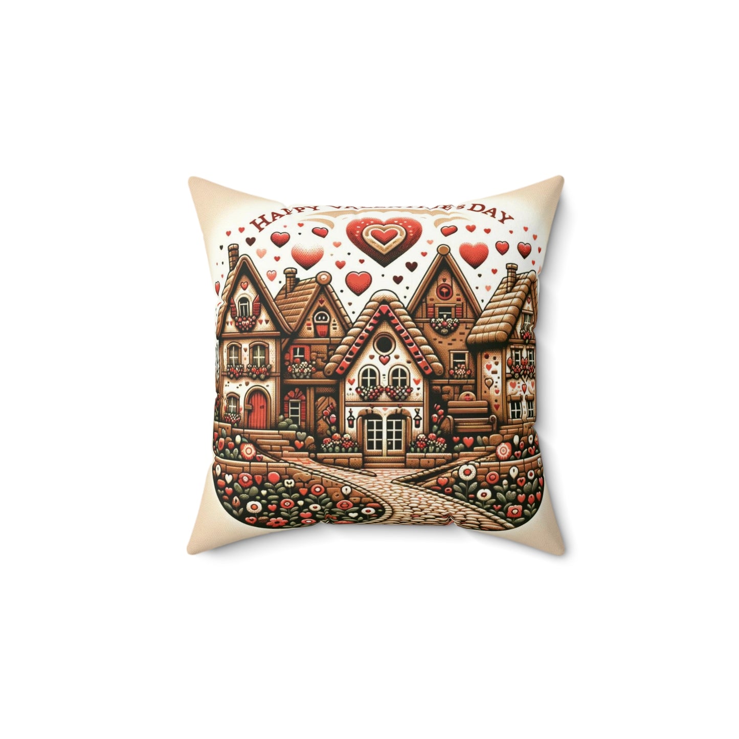 Spun Polyester Square Pillow