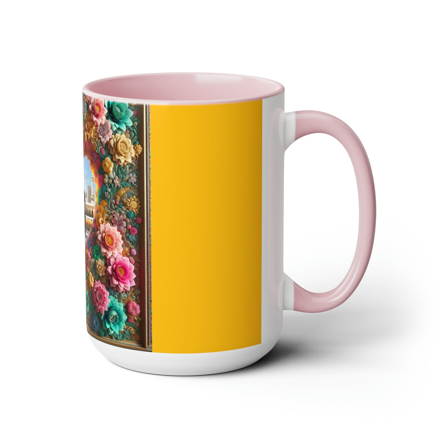 Two-Tone Coffee Mugs, 15oz