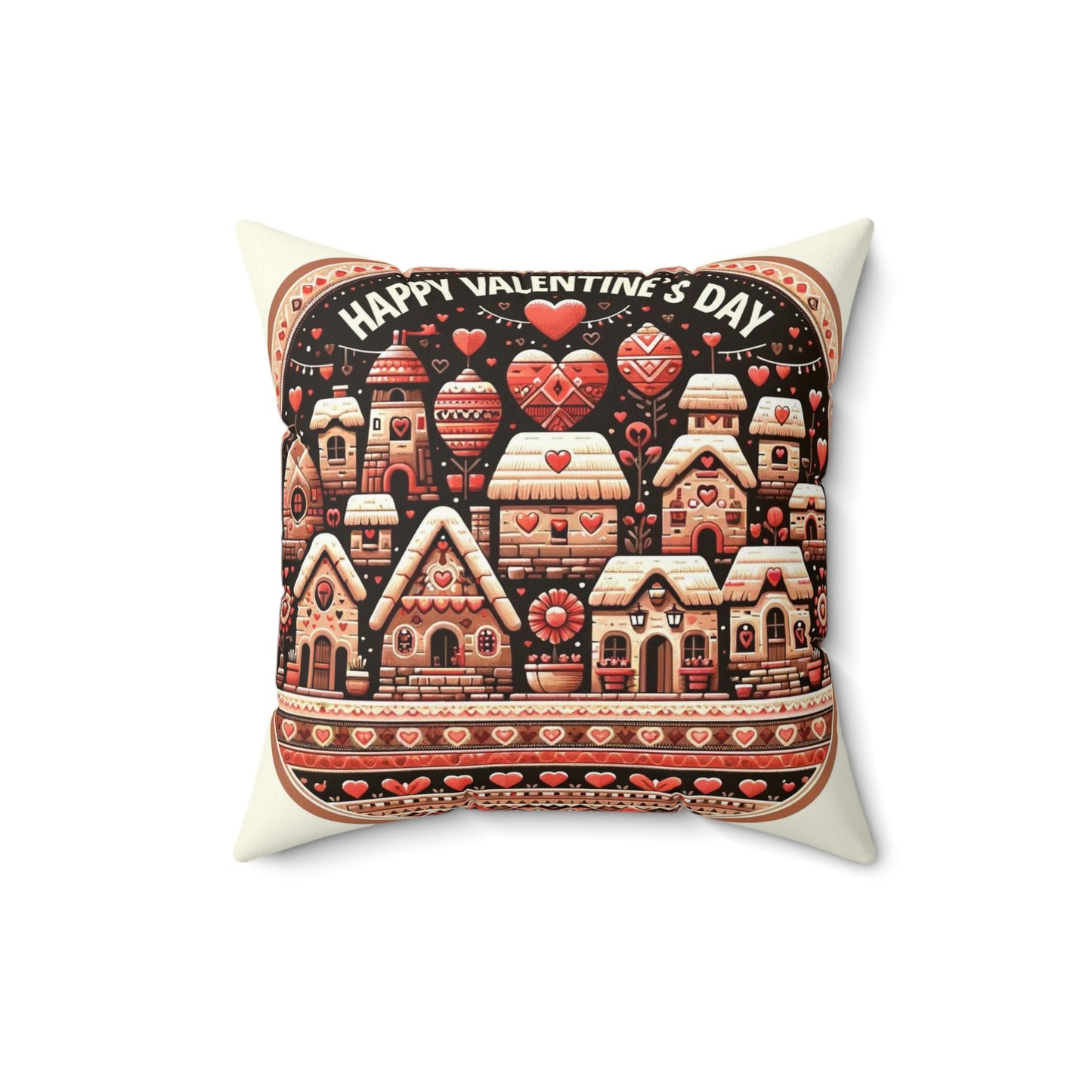 Spun Polyester Square Pillow