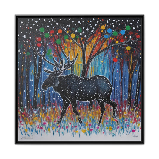 Matte Canvas, Black Frame