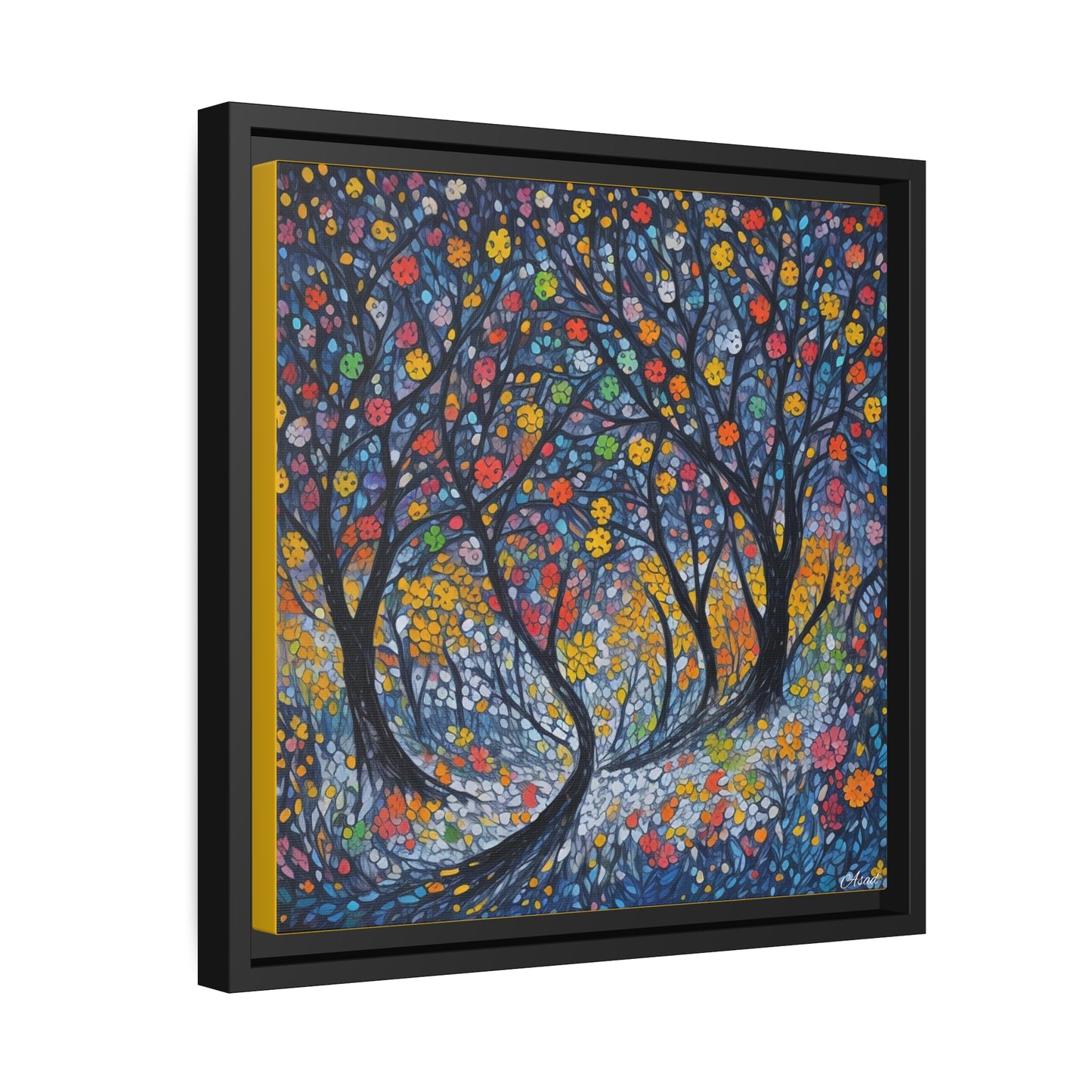 Matte Canvas, Black Frame