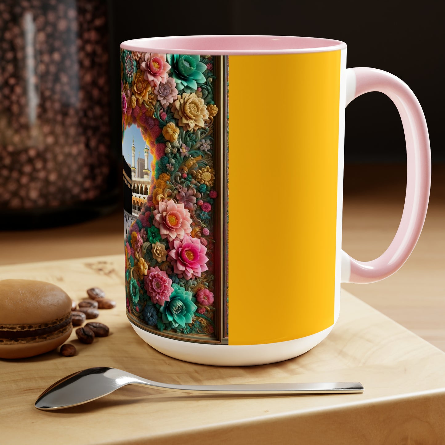 Two-Tone Coffee Mugs, 15oz