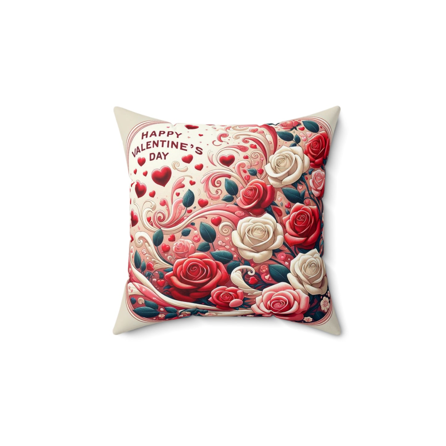 Spun Polyester Square Pillow