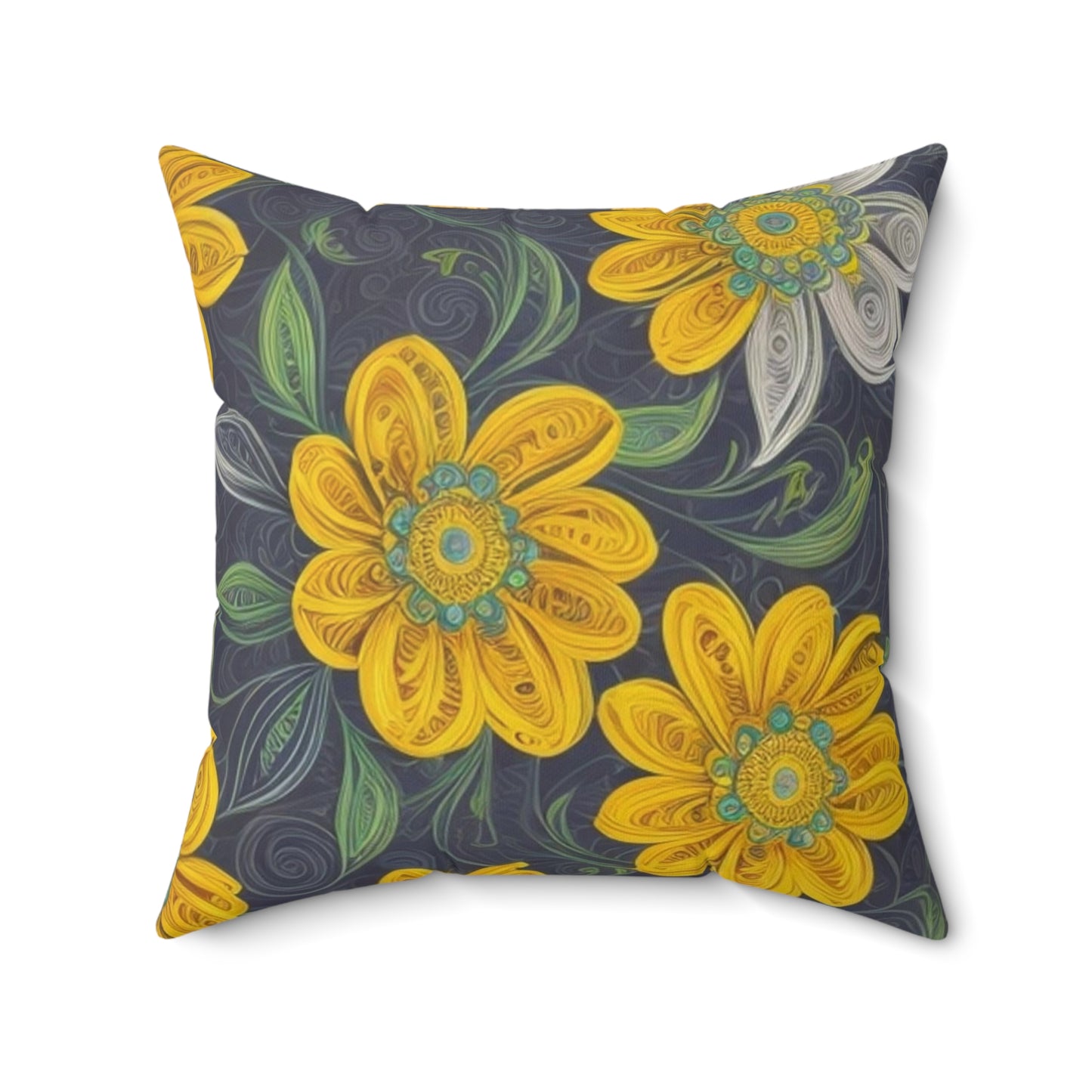 Spun Polyester Square Pillow