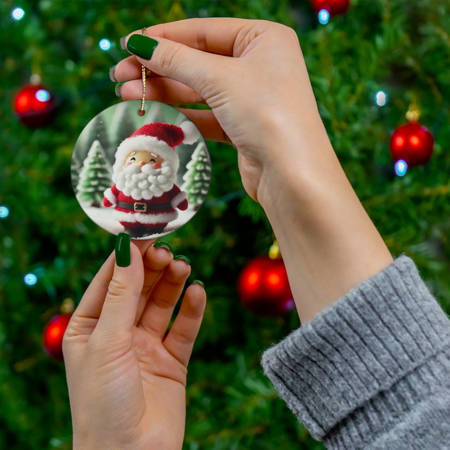 Ceramic Ornament, 4 Shapes