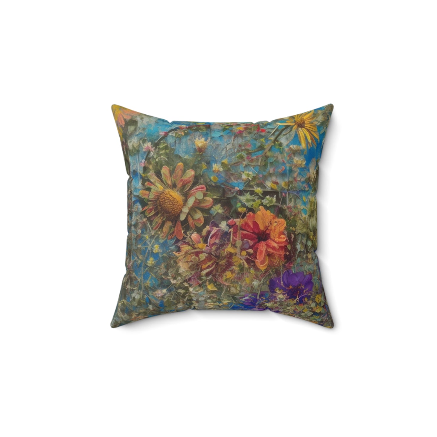 Spun Polyester Square Pillow