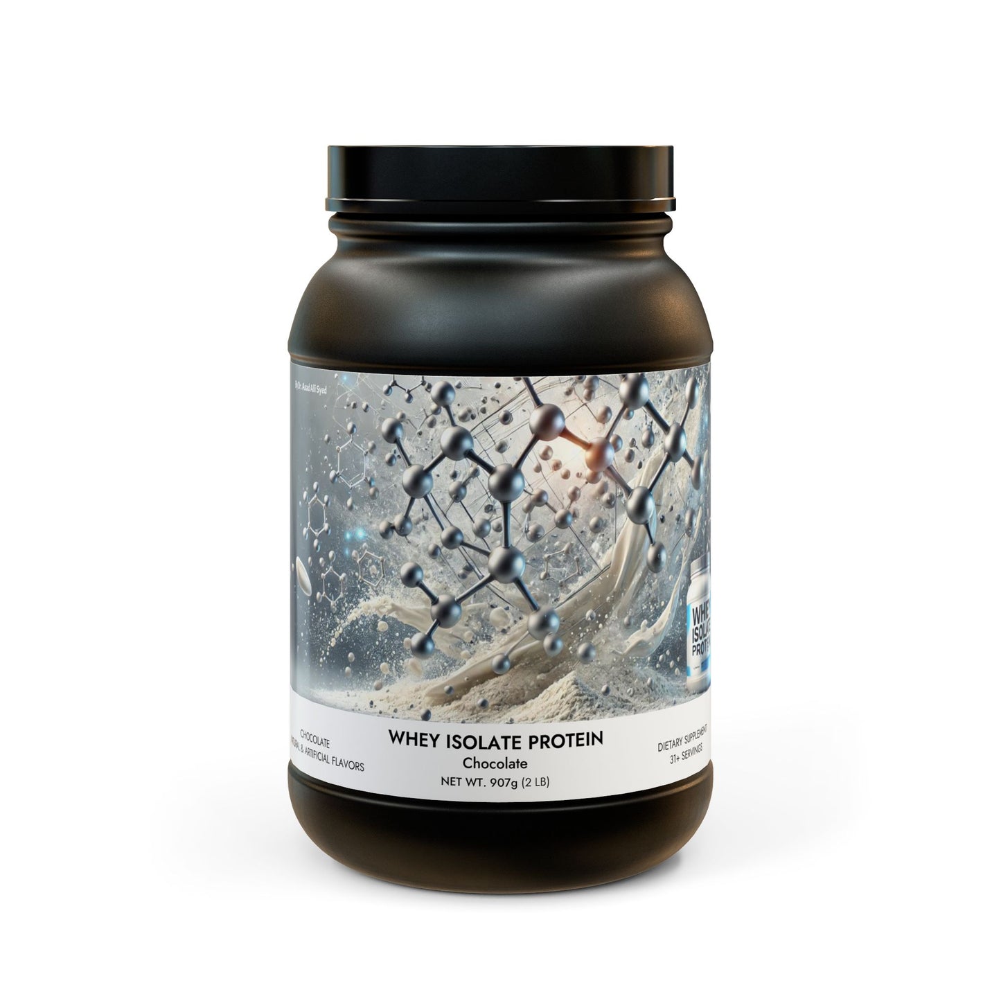 Whey Isolate Protein Supplement (907g, 2lb) By Dr. Asad Ali Syed