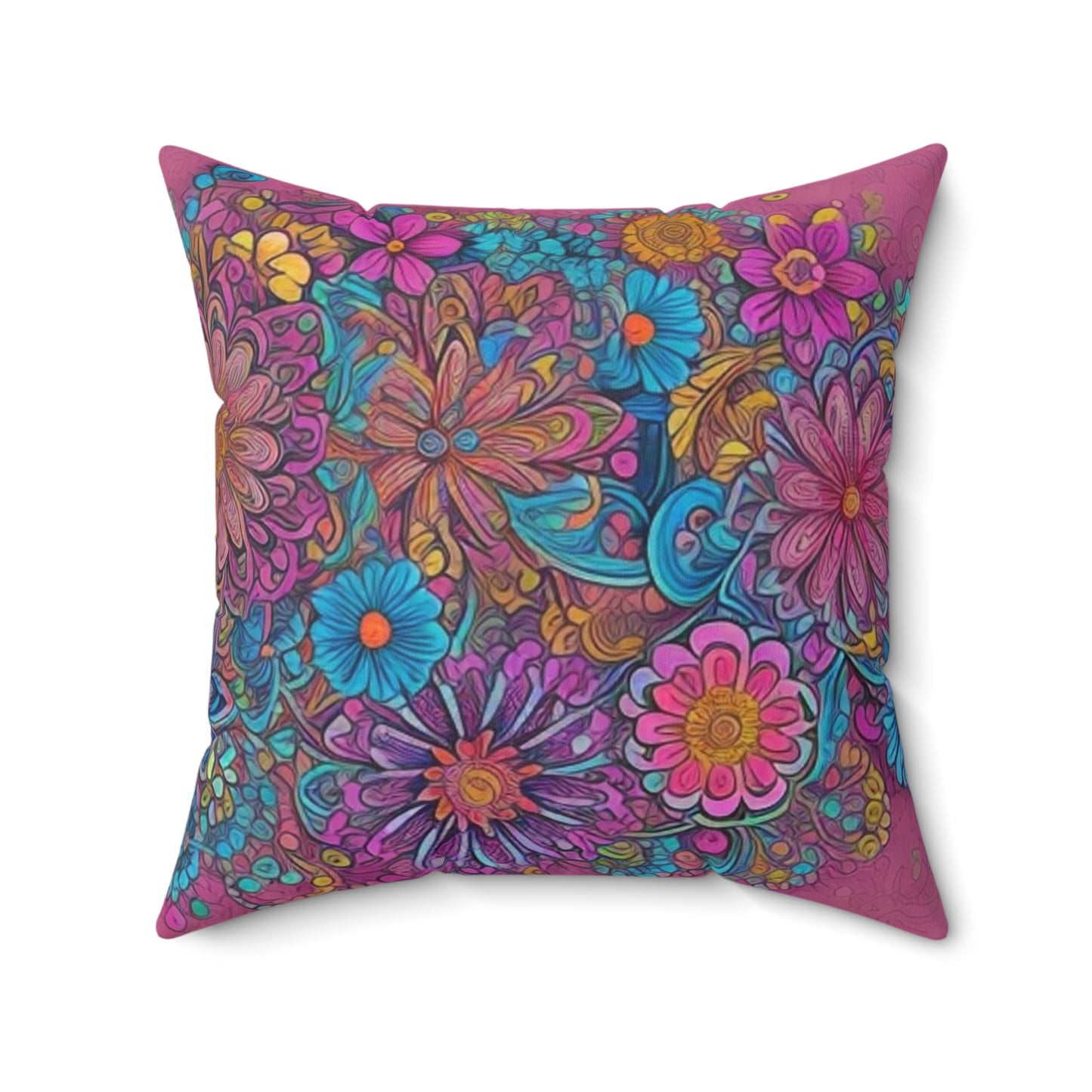 Spun Polyester Square Pillow
