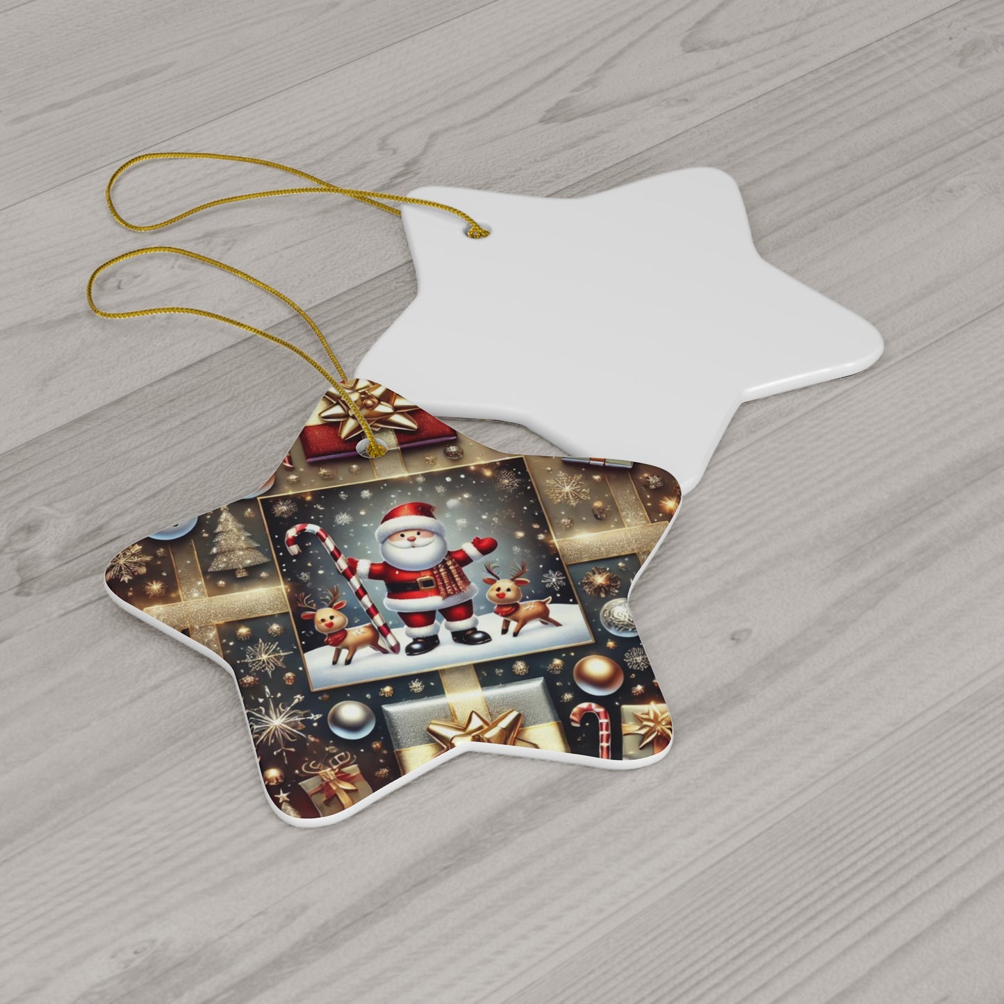 Ceramic Ornament, 4 Shapes