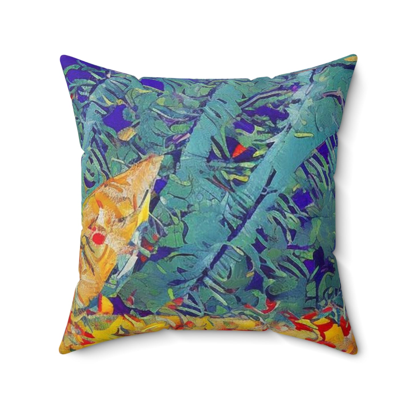 Spun Polyester Square Pillow