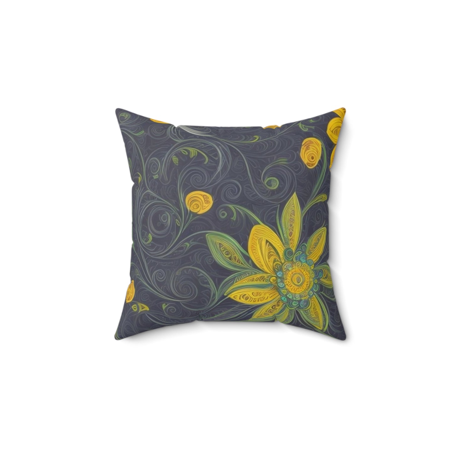 Spun Polyester Square Pillow