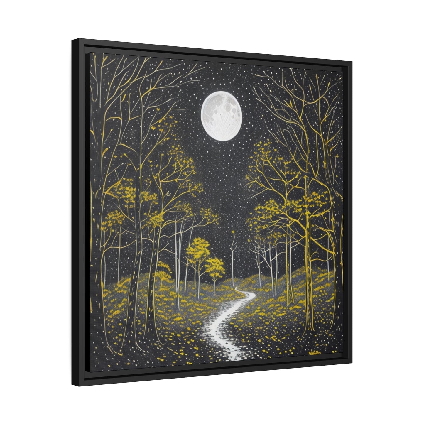Matte Canvas, Black Frame